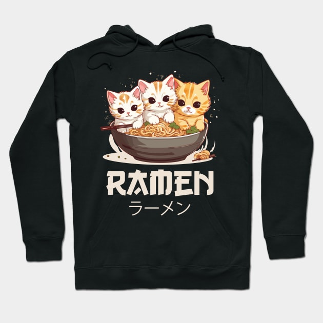 Ramen and cats Hoodie by artdise